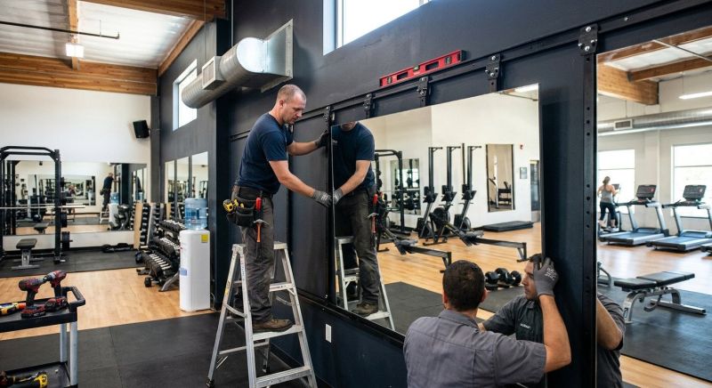Gym Mirrors Installation in Longmont, CO