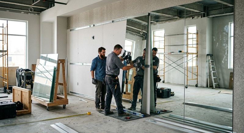 Commercial Mirror Installation in Longmont, CO