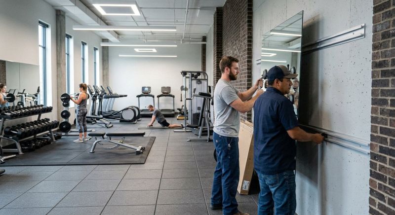 Workout Mirrors Installation in Boulder, CO
